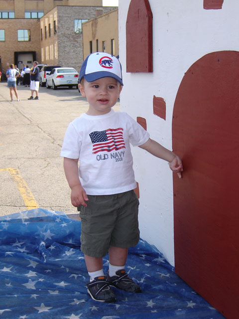 George during the 4th of July Parade