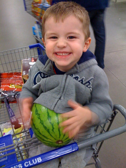 George-mellon2 George delivering baby melon