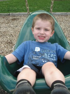 George swinging right before he flipped out!